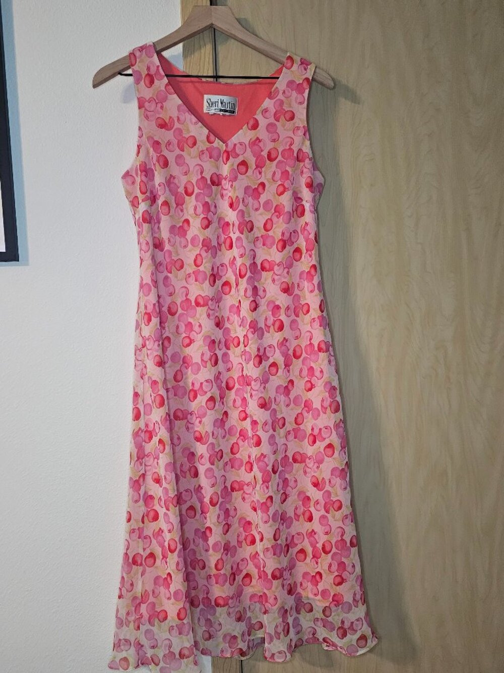 Pink cherry dress